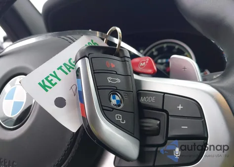 2020 BMW X3 M Competition z USA, uszkodzony, nr VIN 5YMTS0C03L9B72424